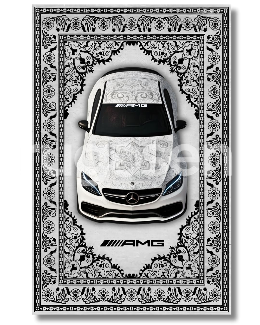 C-Class Nordic X White AMG Rug