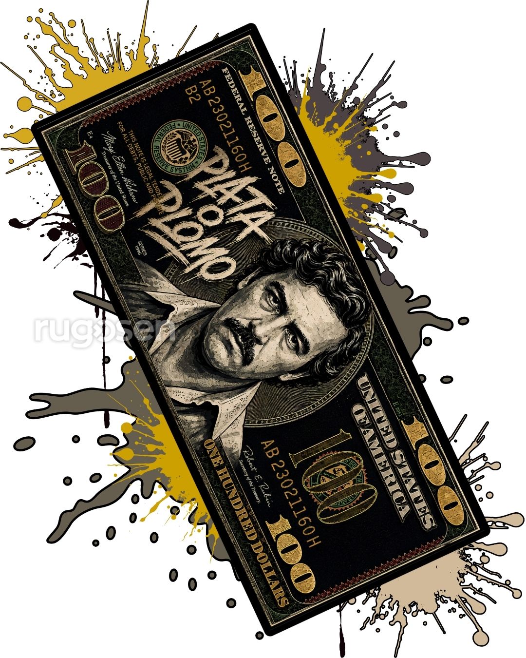 Pablo Dollar X Escobar Özel Tasarım Halı