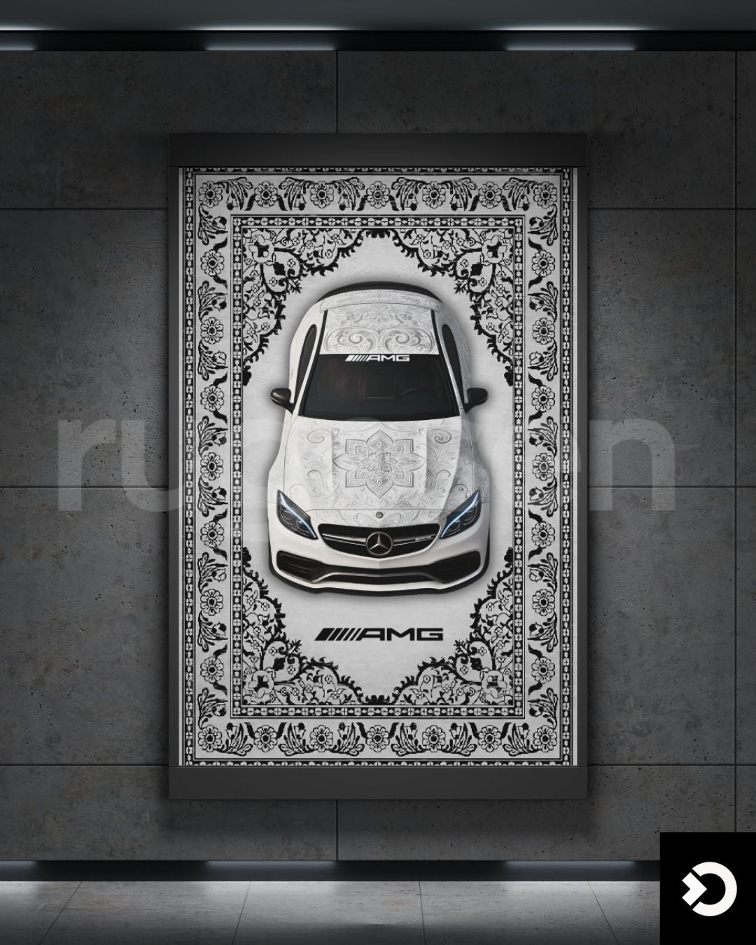 C-Class Nordic X White AMG Rug