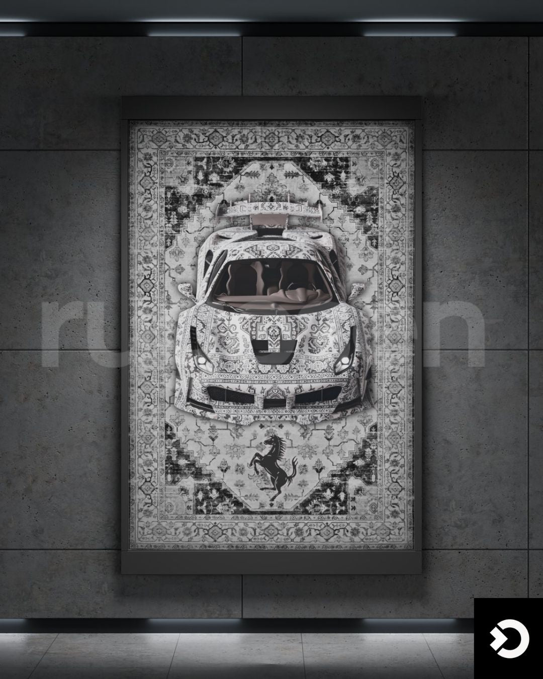 Ferrari 458 Italia - Hard Sport Rug