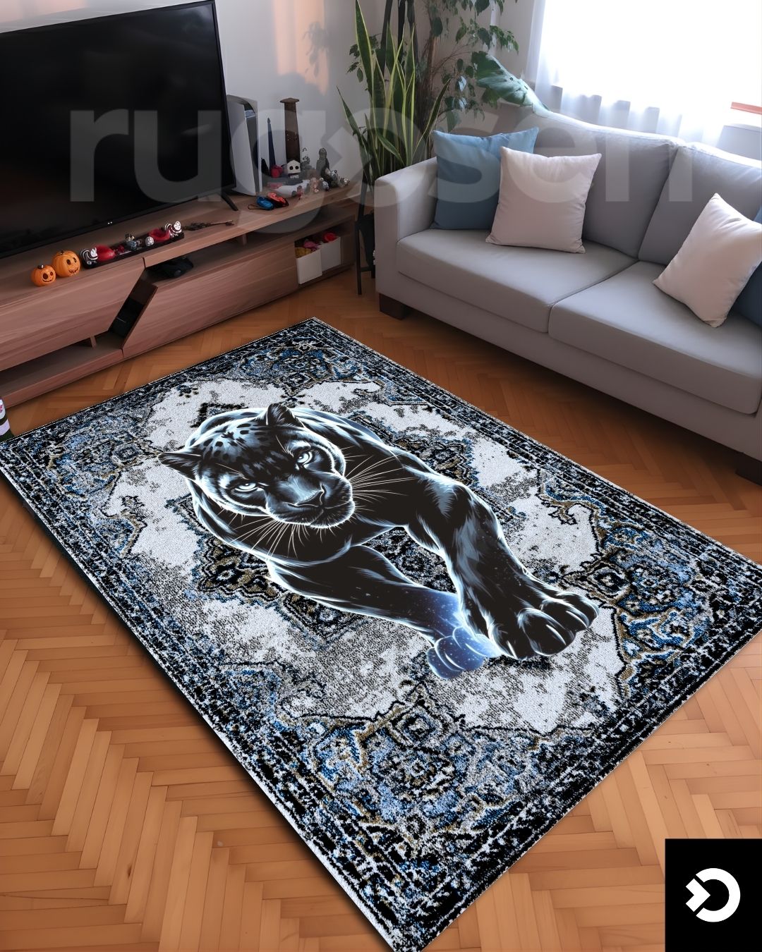 Mavi Puma X Retro Halı