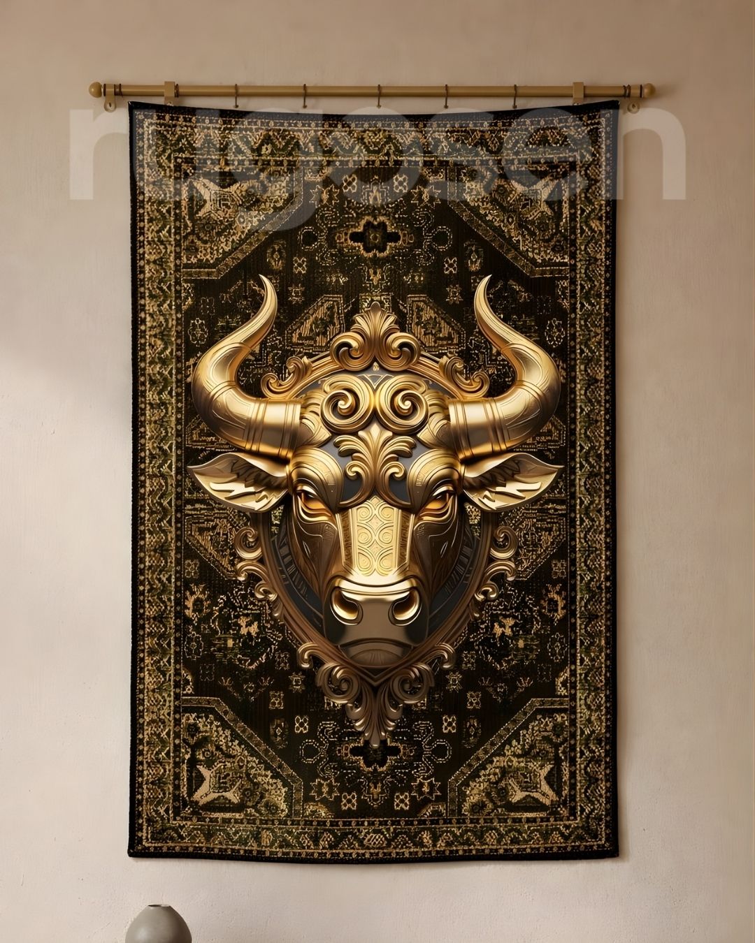 Gold Boğa Tasarımı X Retro Halı