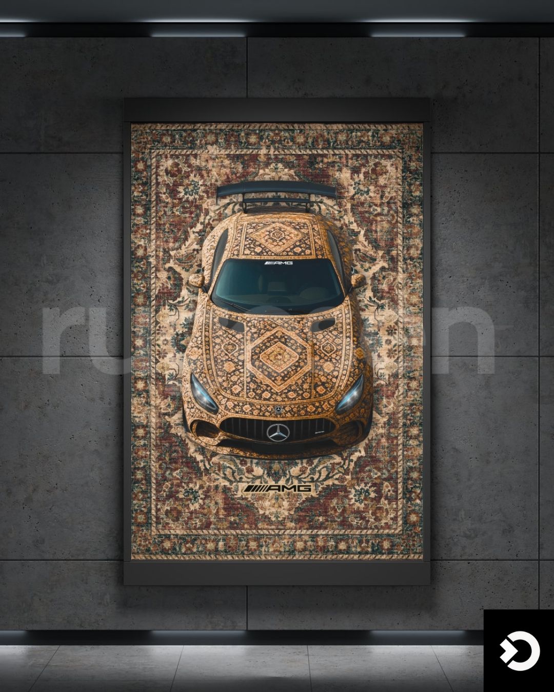 GTS AMG X Gold Vision Rug