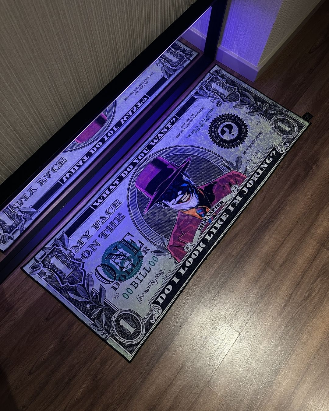 Joker Dollar X Özel Tasarım Kaymaz Taban Halı