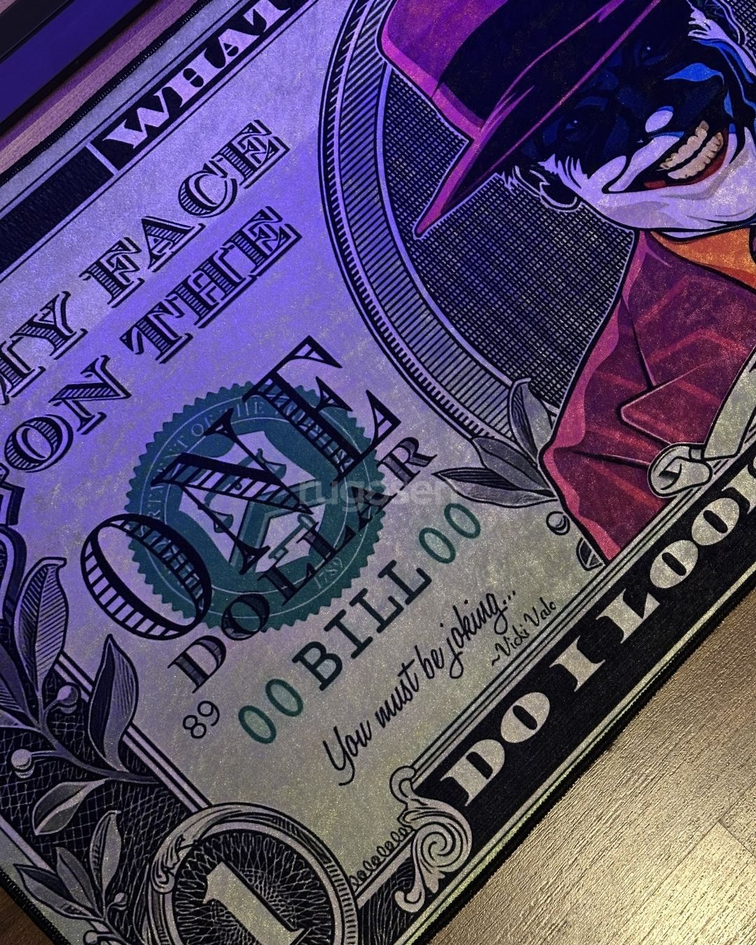 Joker Dollar X Özel Tasarım Kaymaz Taban Halı