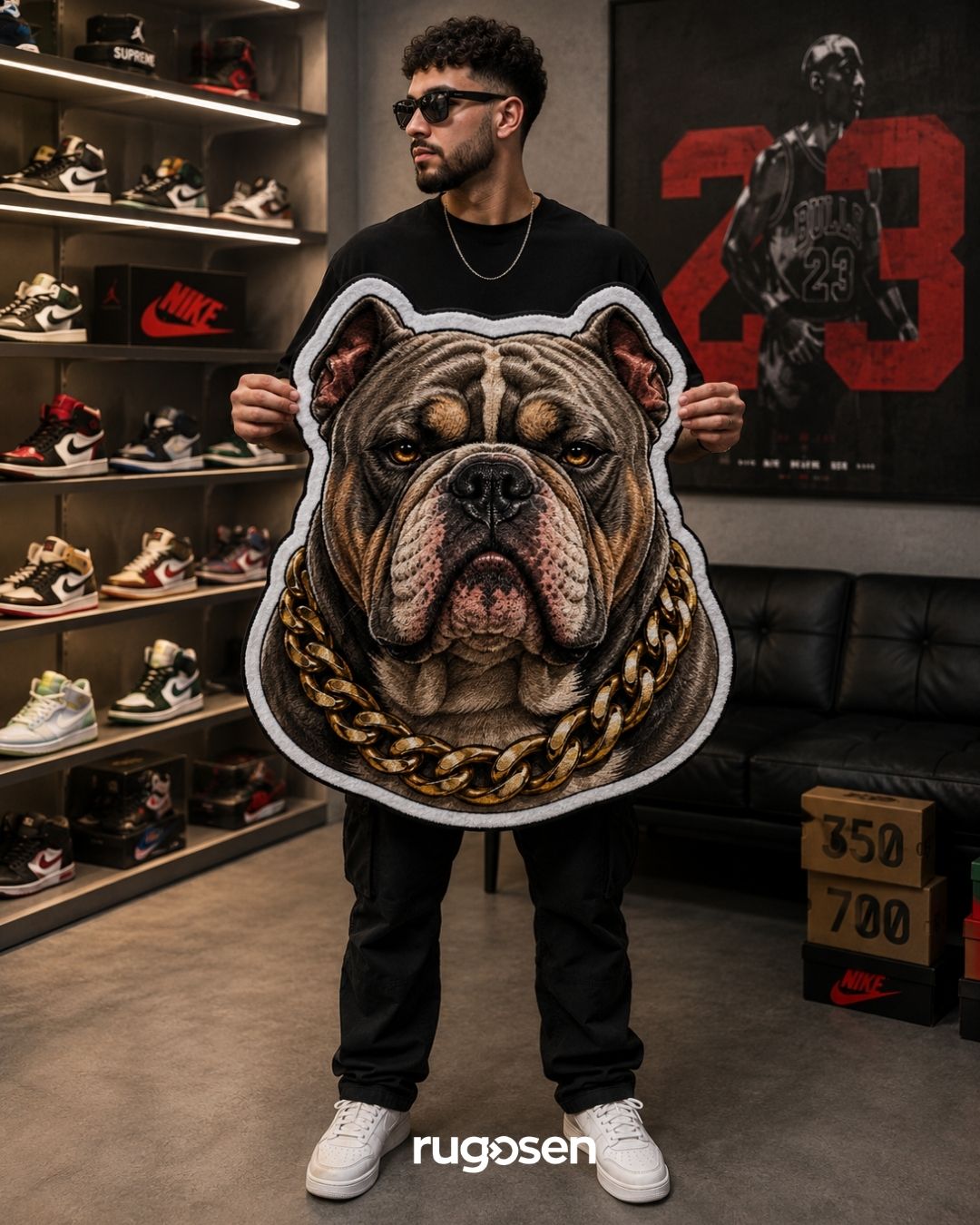 Bulldog – Parlak Kadife Özel Kesim Halı