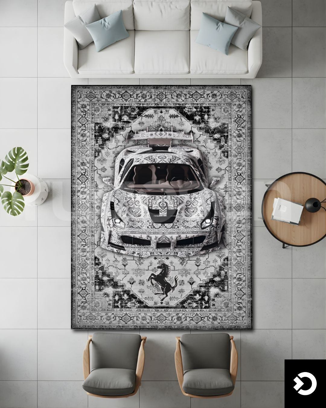 Ferrari 458 Italia - Hard Sport Rug