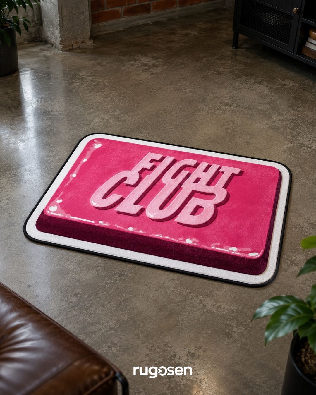 Fight Club – Kaymaz Tabanlı Kadife Halı