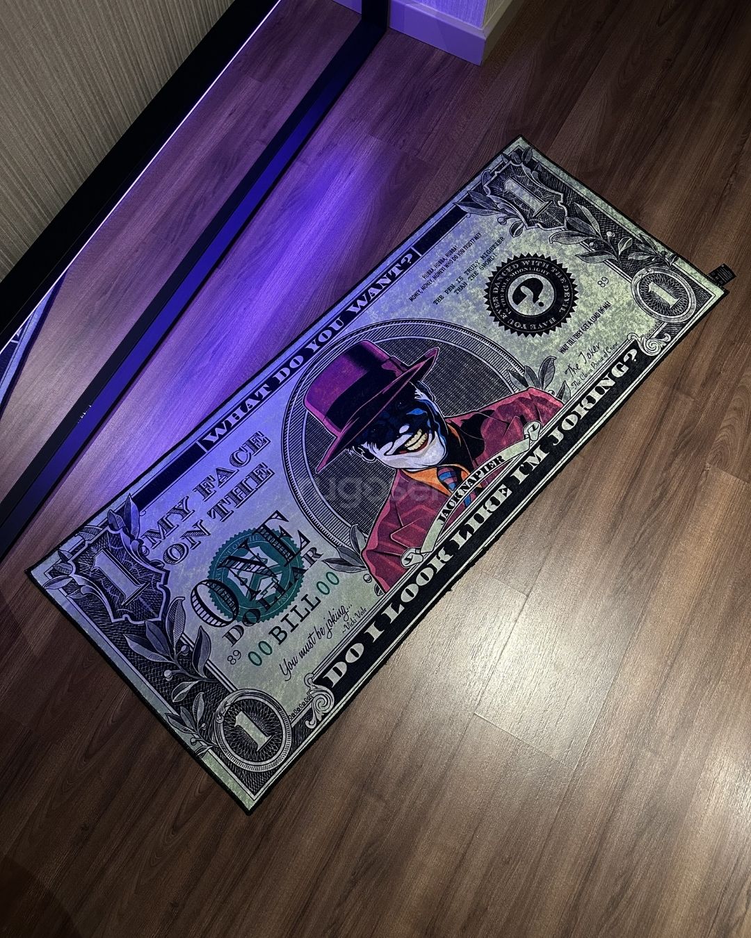 Joker Dollar X Özel Tasarım Kaymaz Taban Halı
