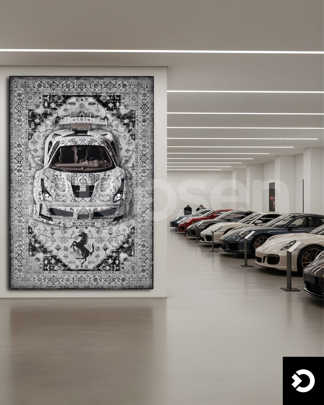 Ferrari 458 Italia - Hard Sport Rug