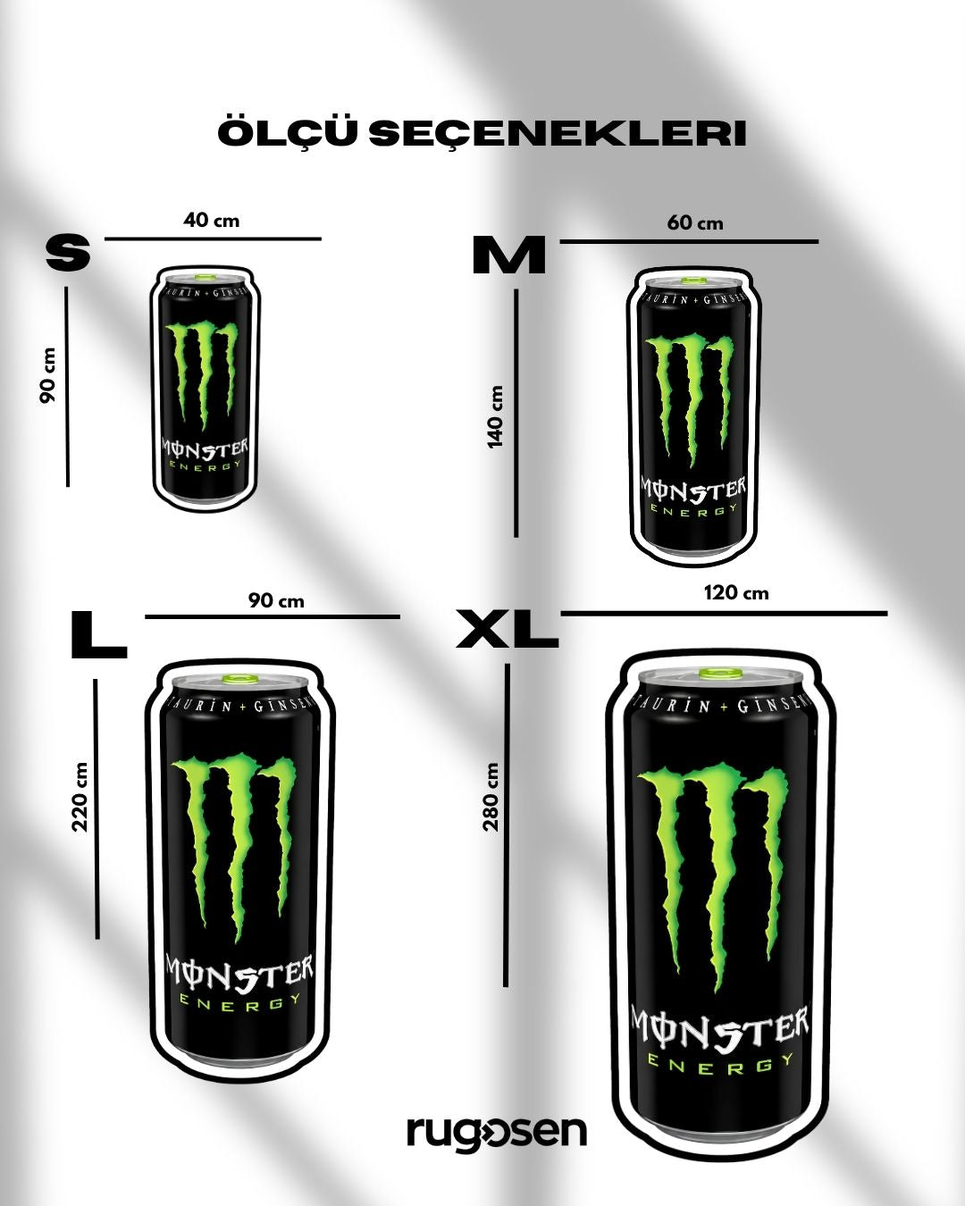 Monster Black Edition – Özel Kesim Dekoratif Halı