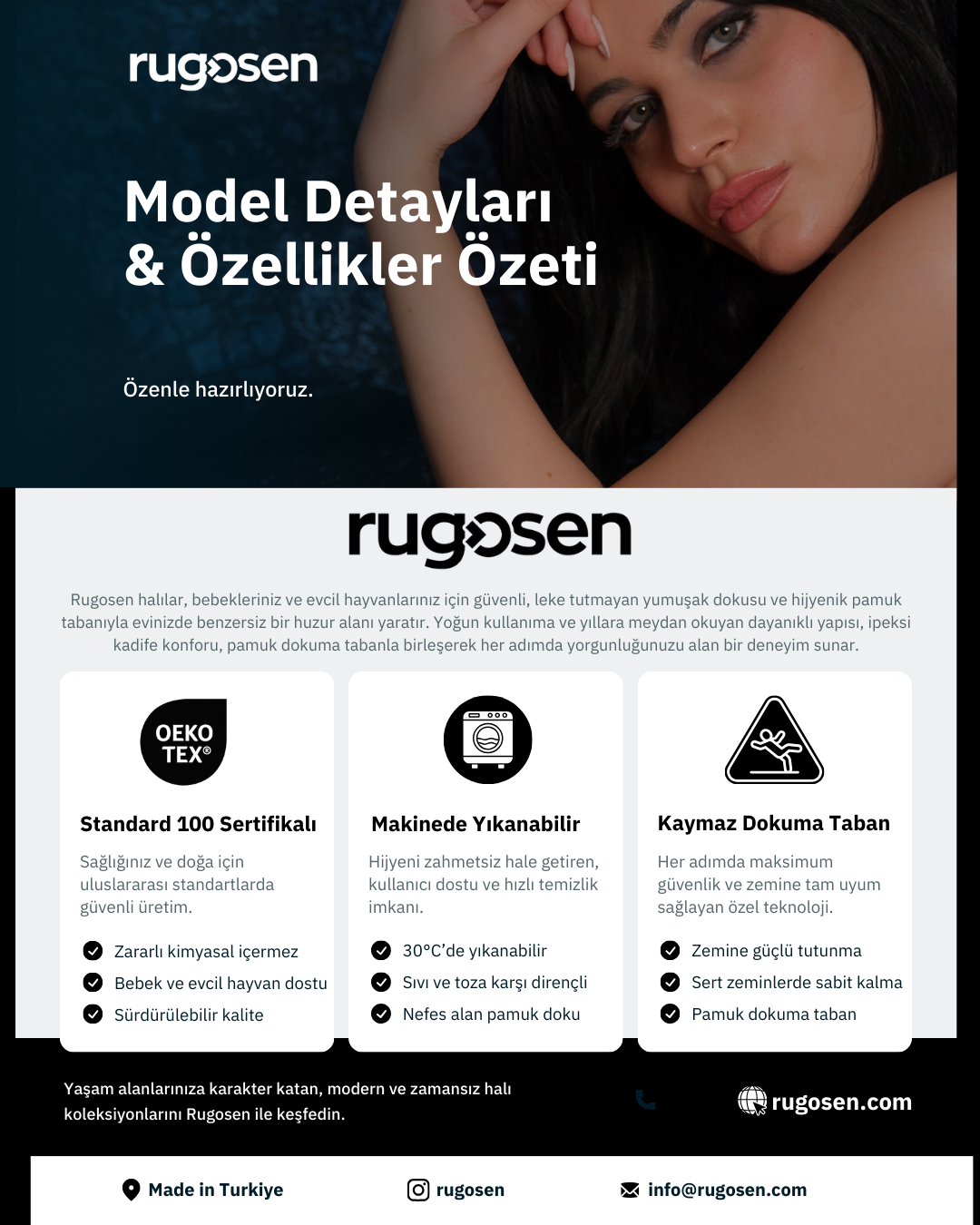 3D Temalı Bozkurt X Vintage Halı