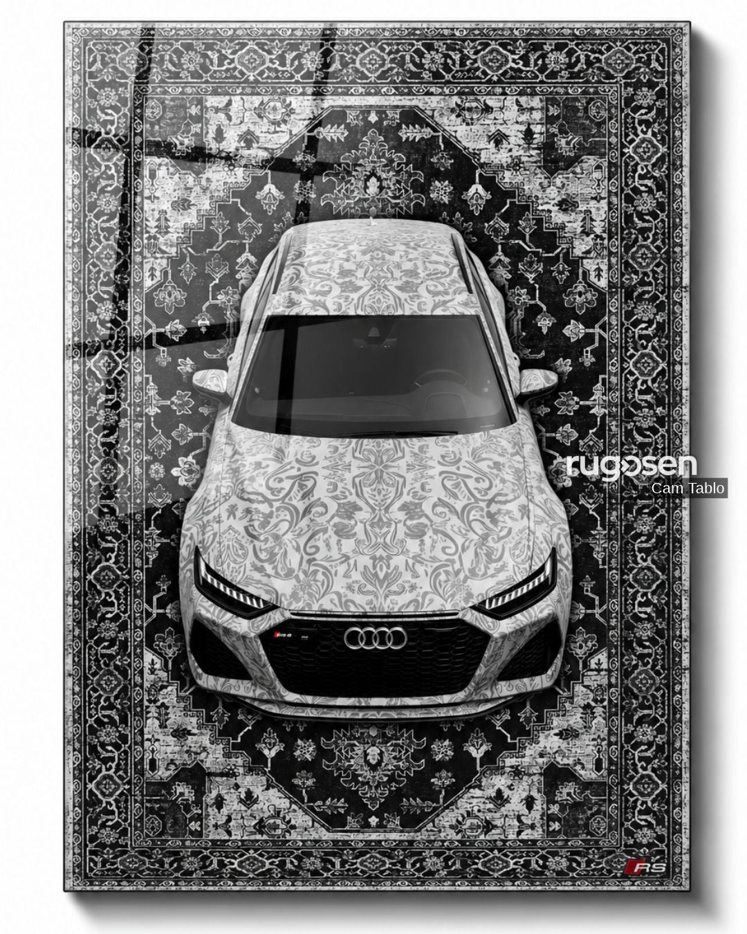 Audi RS6 / RS7 Temalı Temperli Cam Tablo