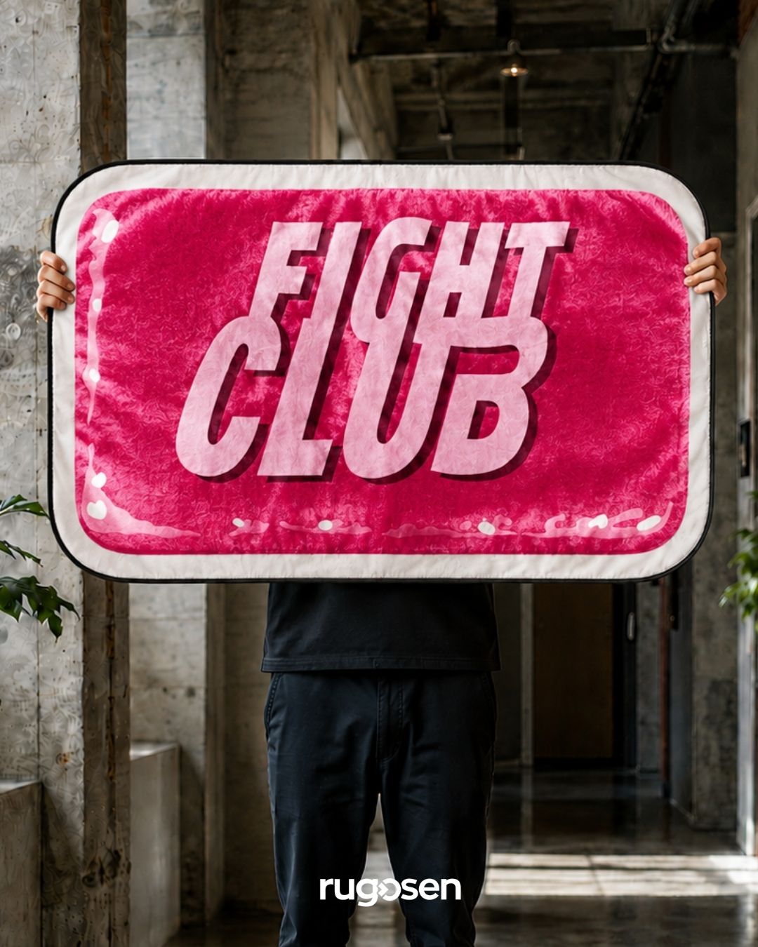 Fight Club – Kaymaz Tabanlı Kadife Halı
