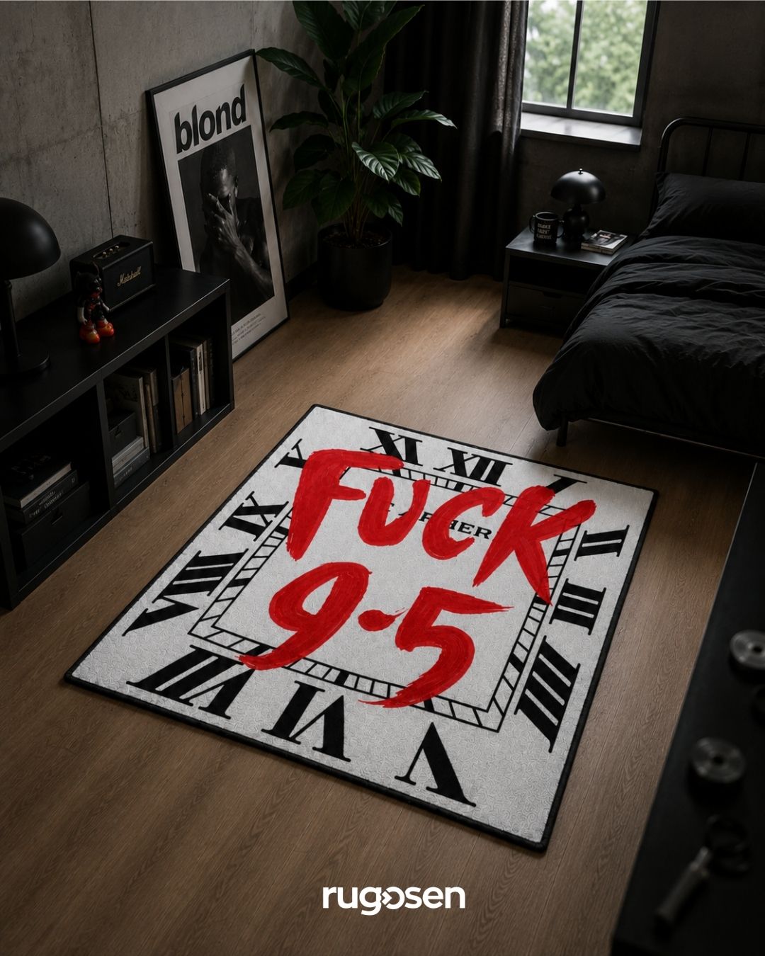 F*ck 9–5 – Parlak Kadife Yüzey & Kaymaz Taban