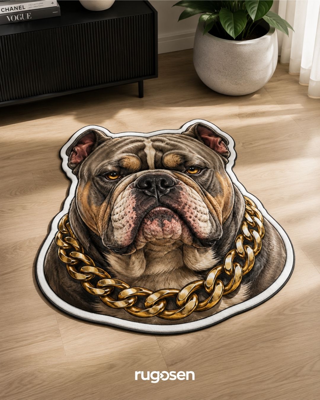 Bulldog – Parlak Kadife Özel Kesim Halı