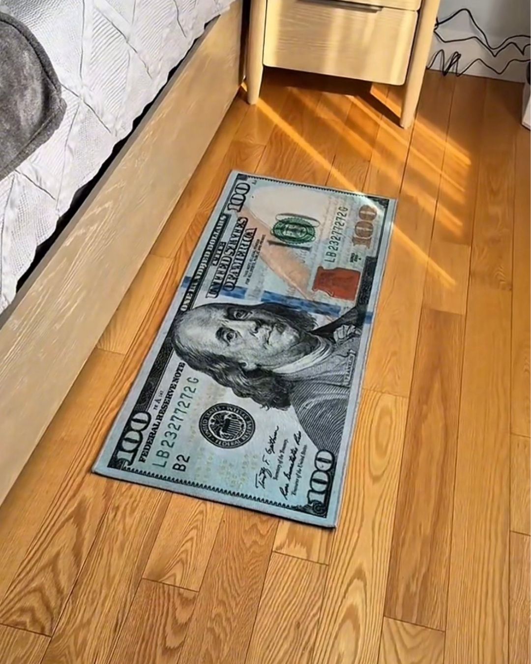 Classic Dollar  X Özel Tasarım Kaymaz Taban Halı