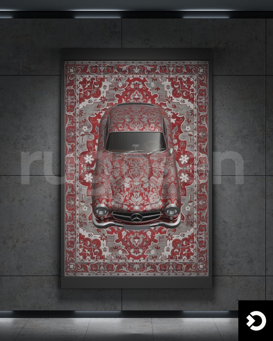 Mercedes 300 SL - Classic Icon Rug