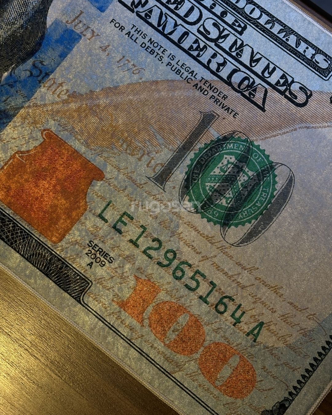 Classic Dollar  X Özel Tasarım Kaymaz Taban Halı