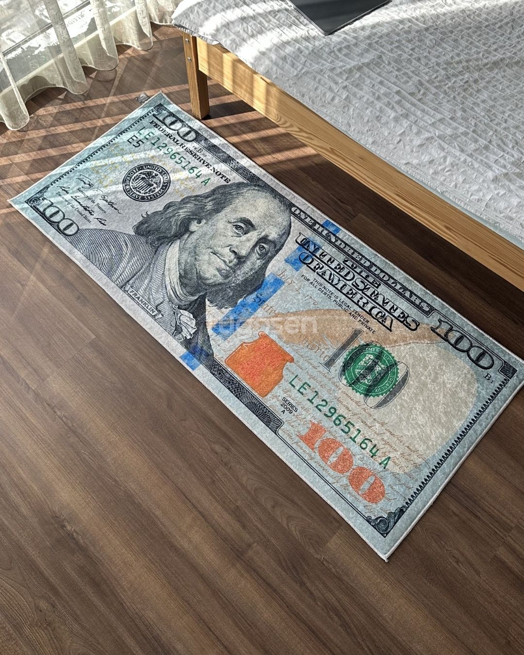 Classic Dollar  X Özel Tasarım Kaymaz Taban Halı