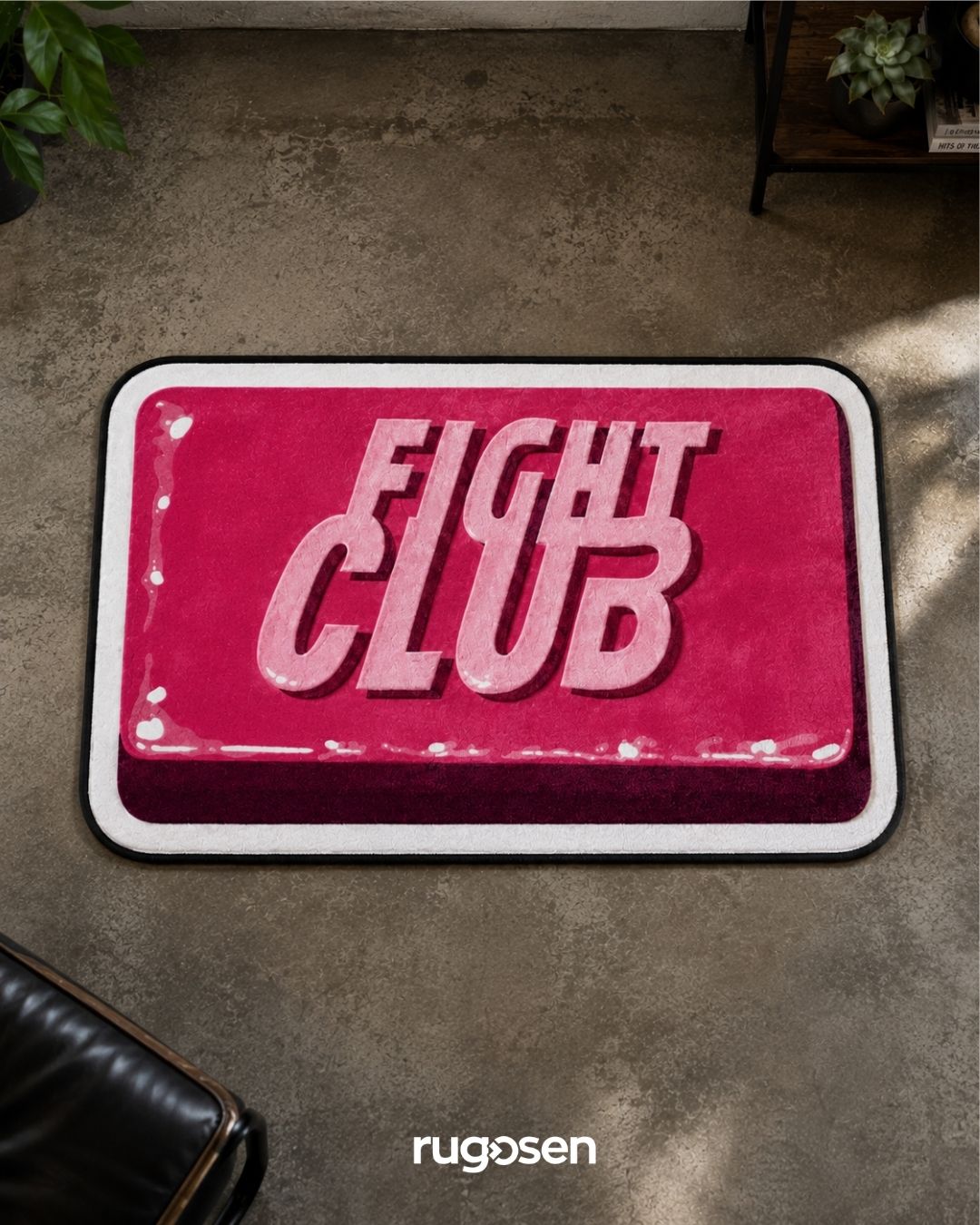 Fight Club – Kaymaz Tabanlı Kadife Halı