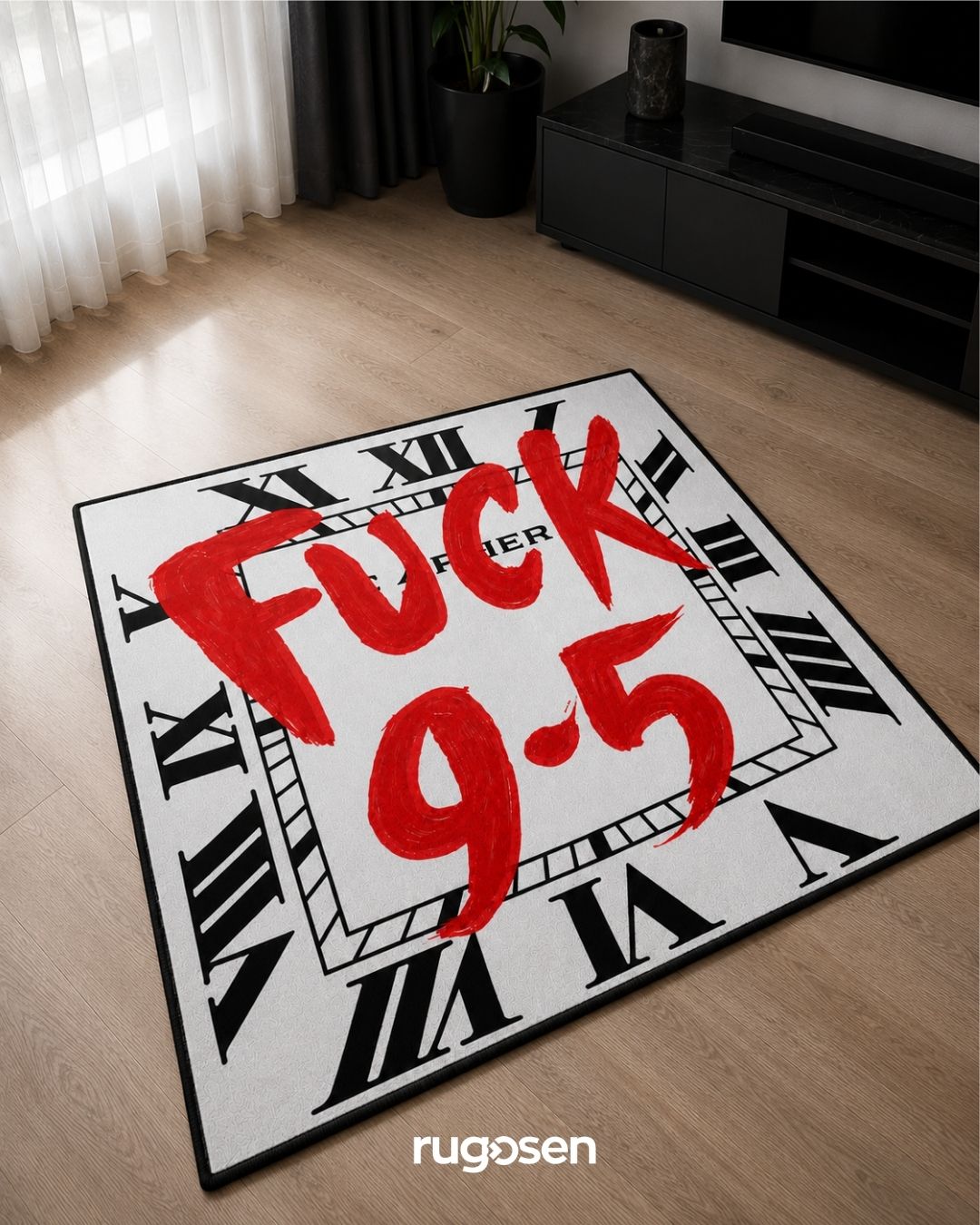 F*ck 9–5 – Parlak Kadife Yüzey & Kaymaz Taban