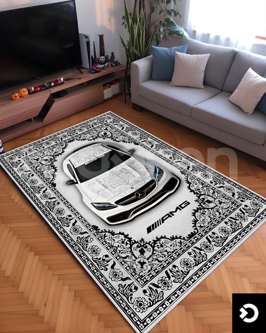 C-Class Nordic X White AMG Rug