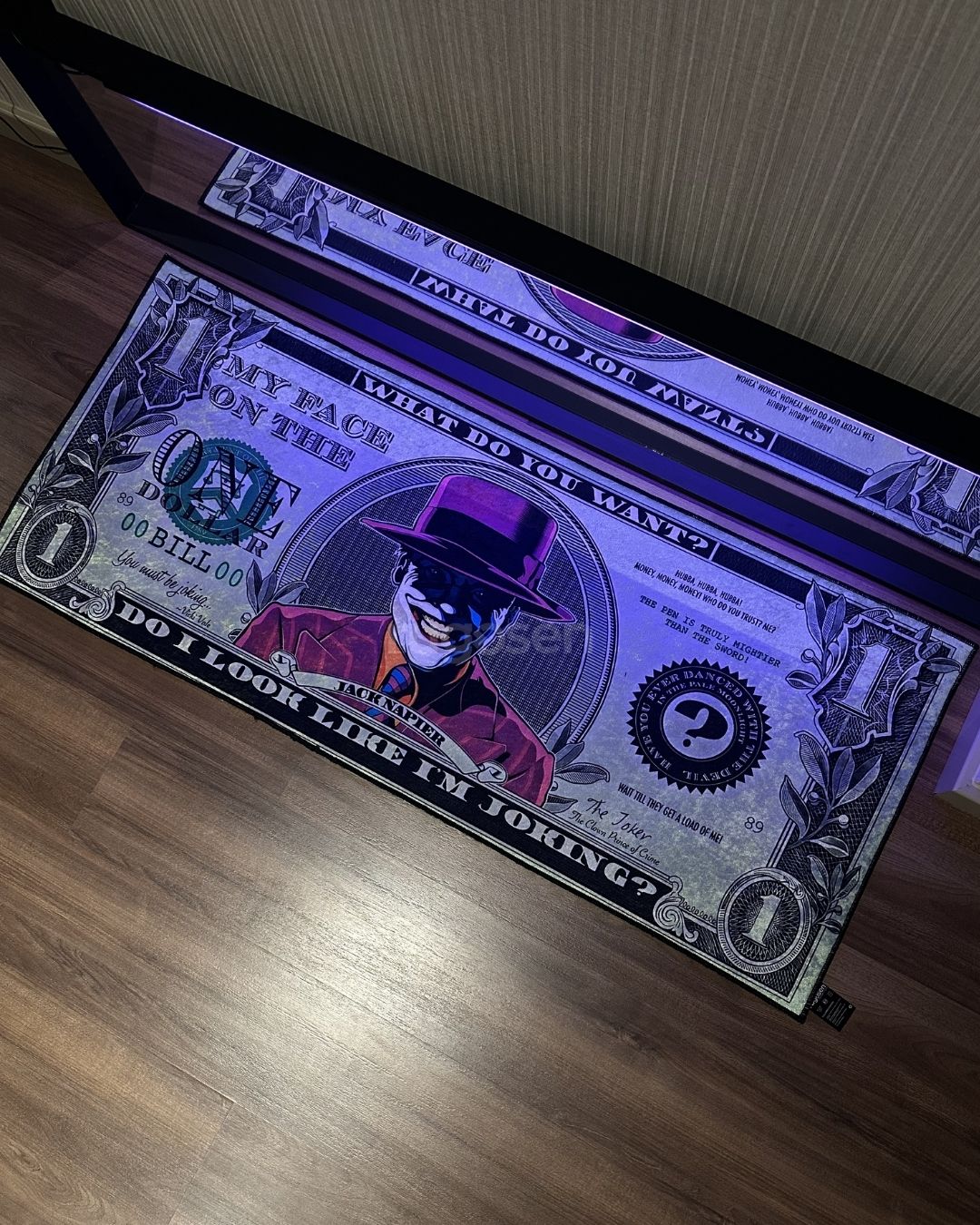 Joker Dollar X Özel Tasarım Kaymaz Taban Halı