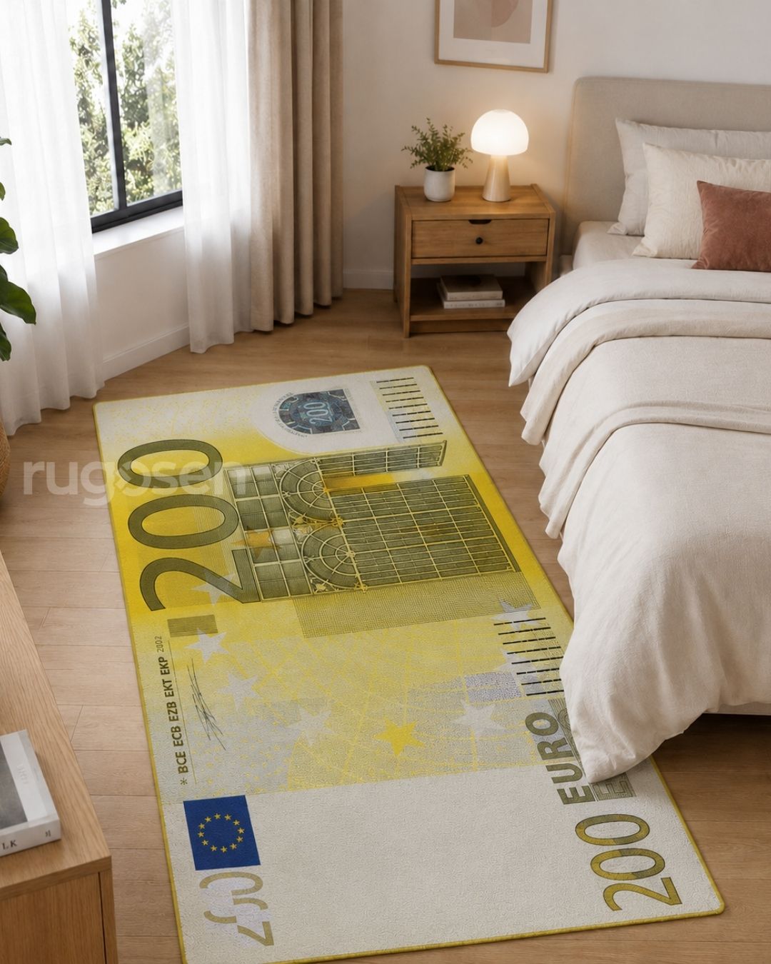 200 Euro X Özel Tasarım Kaymaz Taban Halı