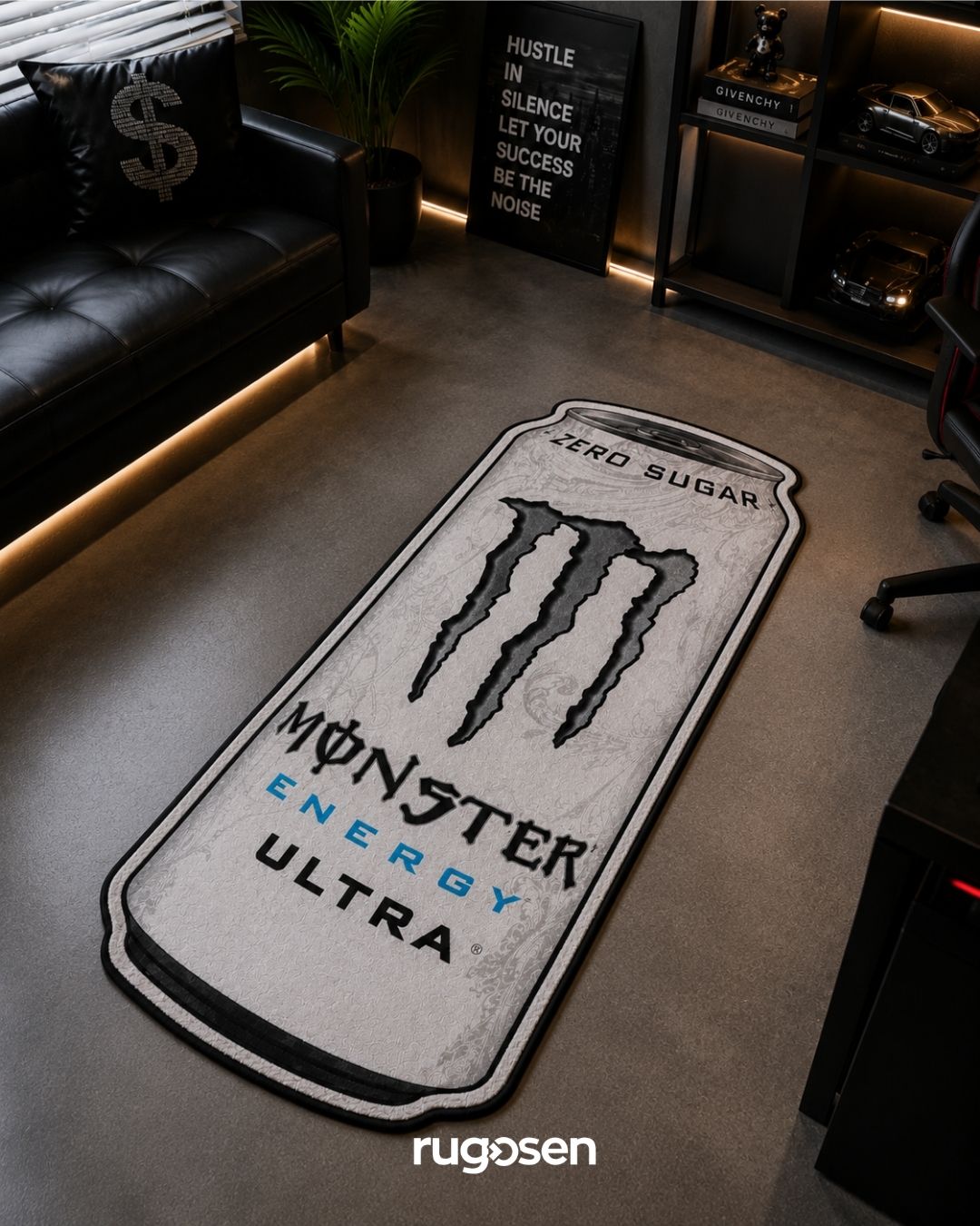 Monster White Edition – Özel Kesim Dekoratif Halı