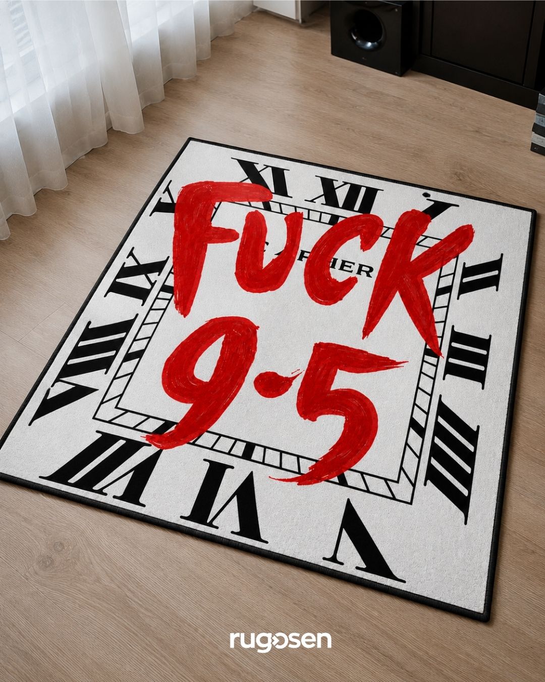 F*ck 9–5 – Parlak Kadife Yüzey & Kaymaz Taban