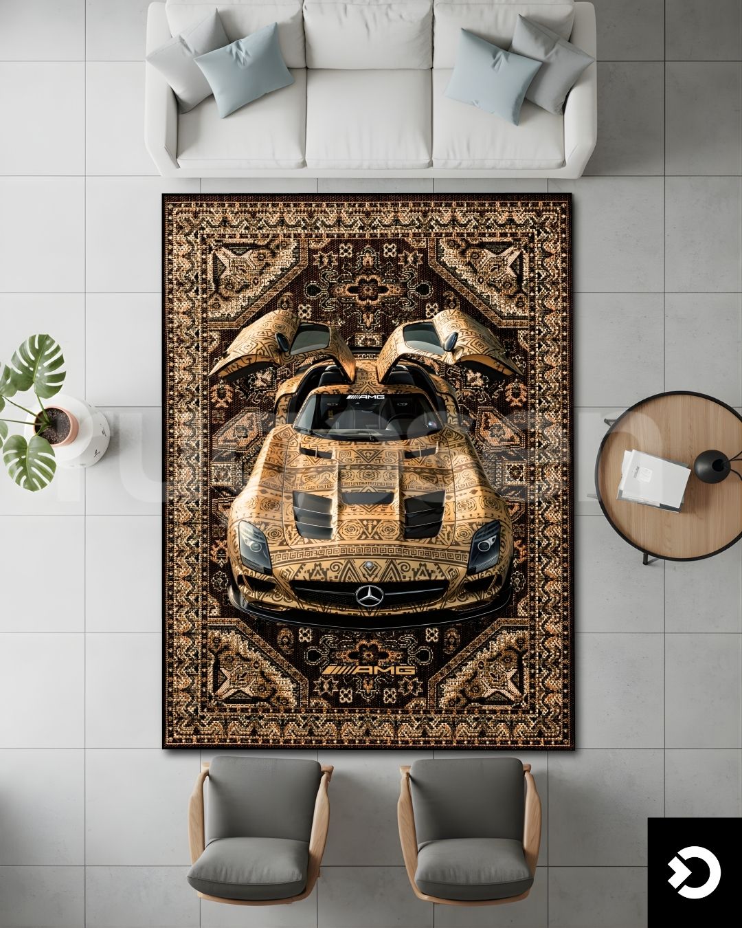 SLS AMG X Retro Gold Vintage