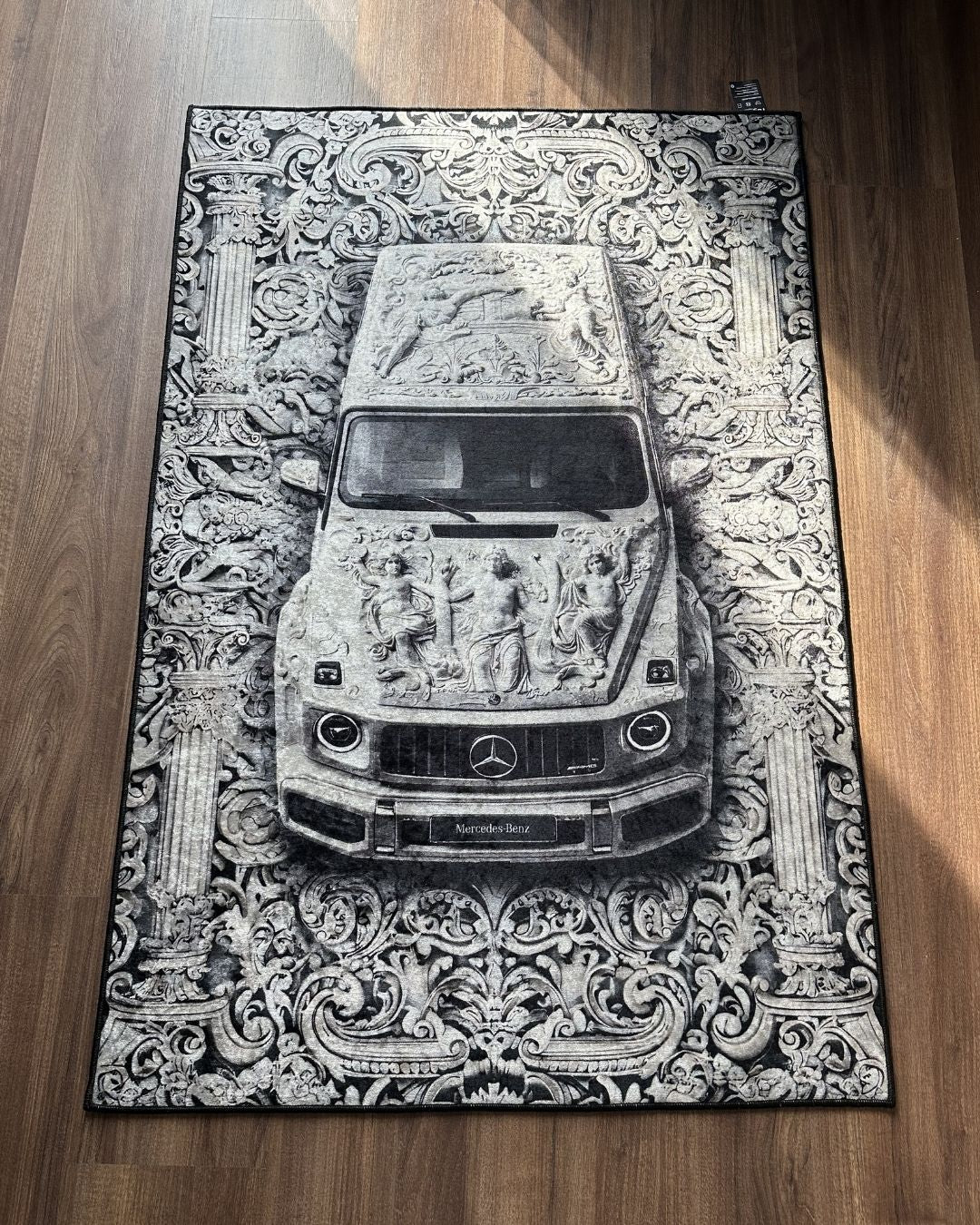 Mercedes Concept X Antique - Heykel Motifli Halı