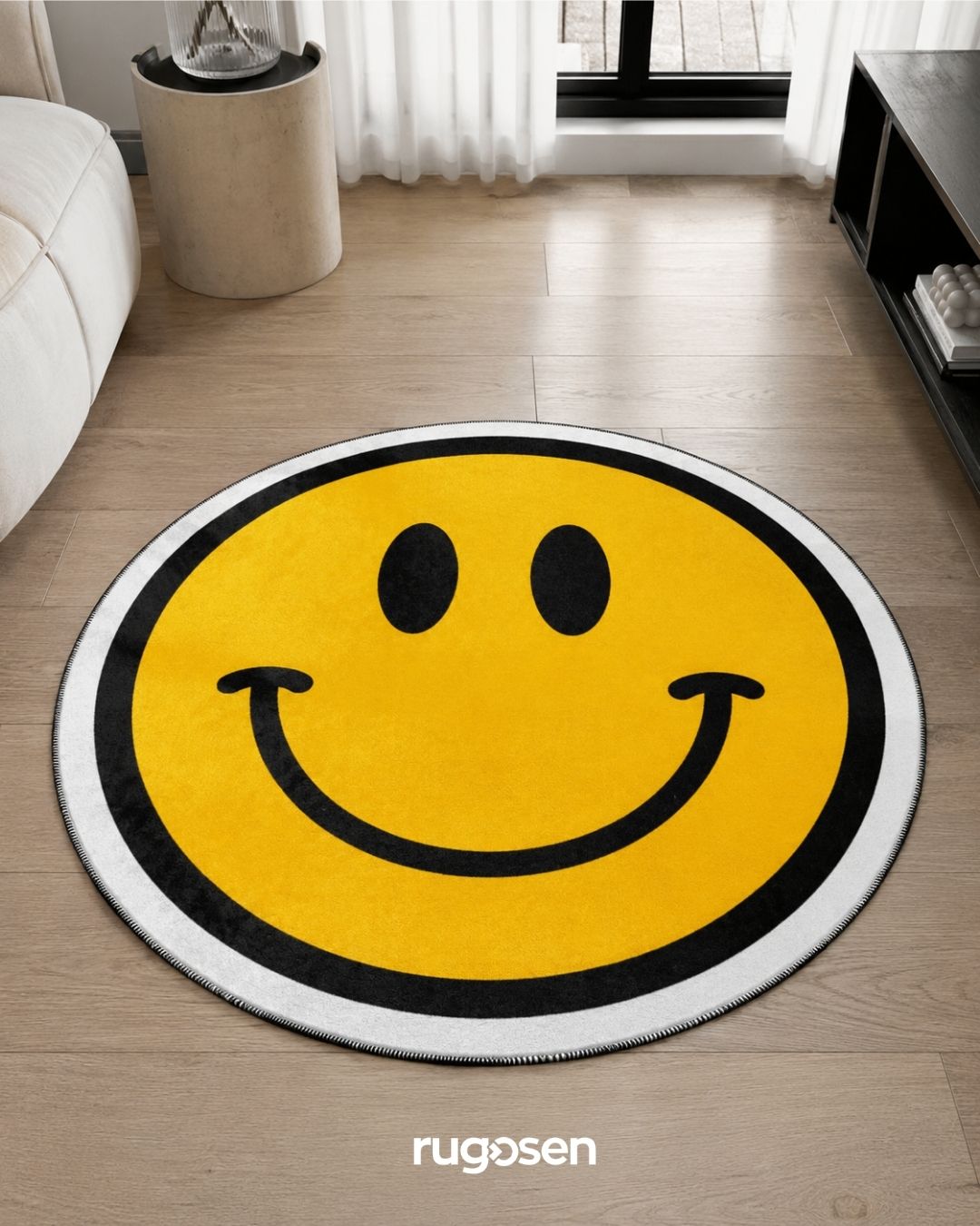 Smile – Parlak Kadife Yüzey & Kaymaz Taban Halı