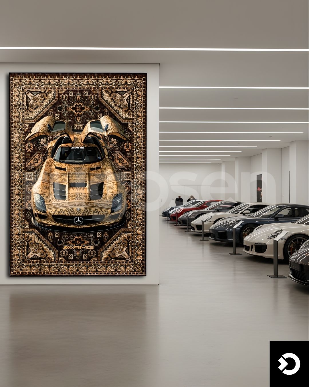 SLS AMG X Retro Gold Vintage