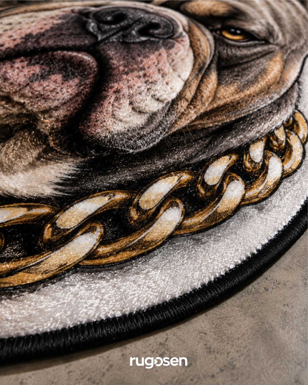 Bulldog – Parlak Kadife Özel Kesim Halı