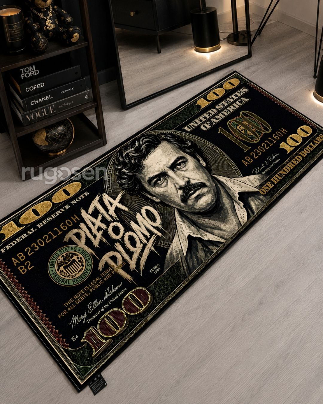 Pablo Dollar X Escobar Özel Tasarım Halı