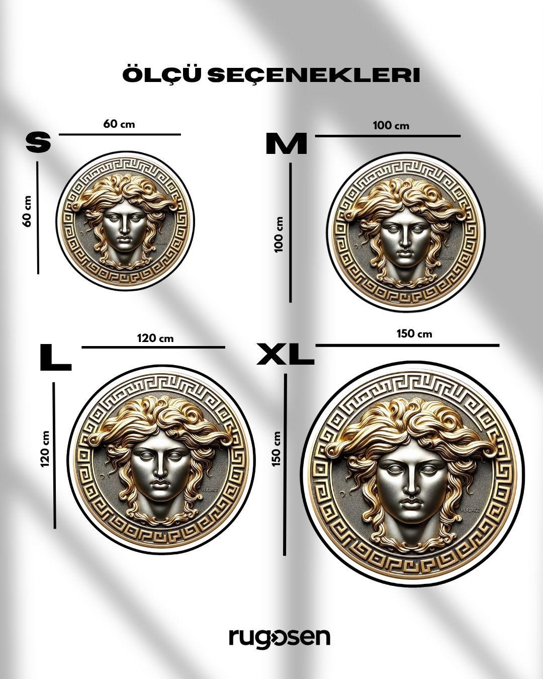 Medusa – Parlak Kadife Yüzey & Kaymaz Taban