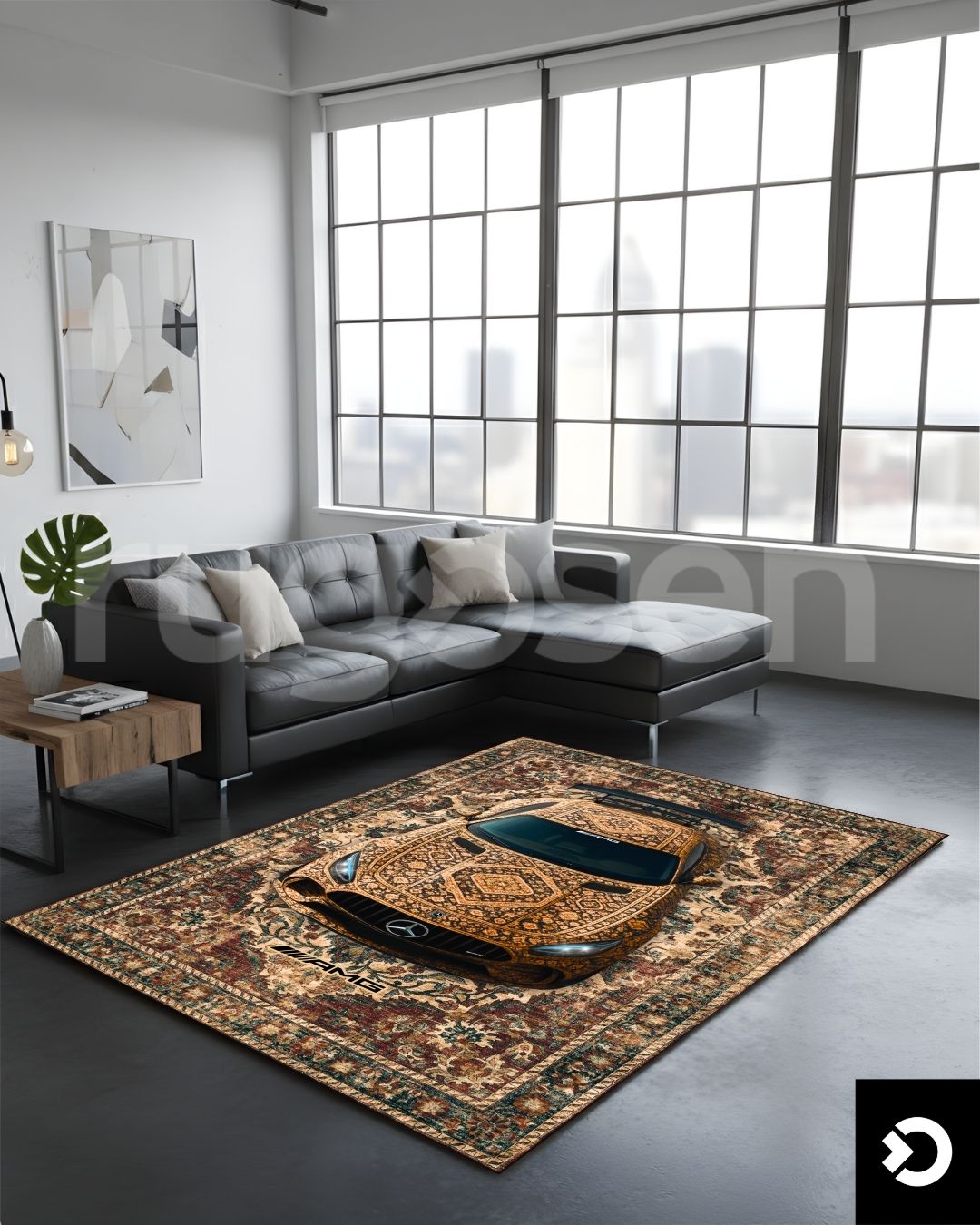 GTS AMG X Gold Vision Rug