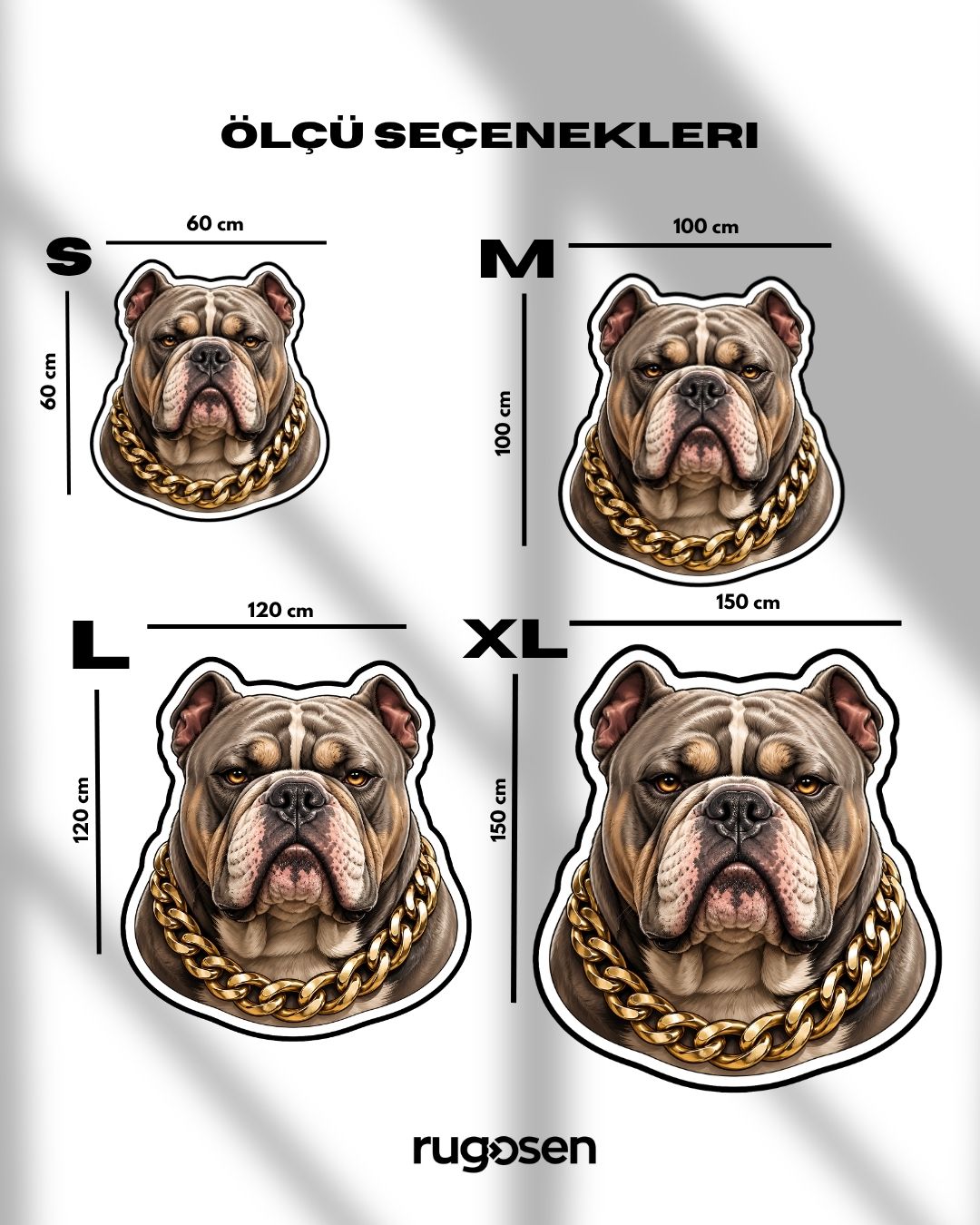 Bulldog – Parlak Kadife Özel Kesim Halı