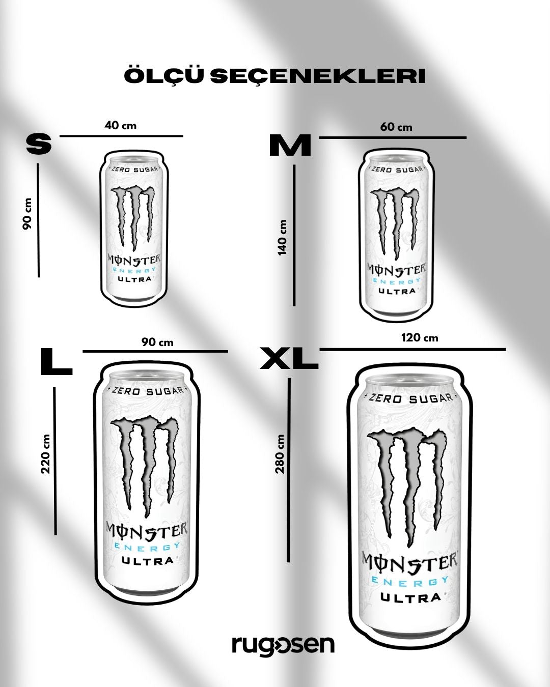 Monster White Edition – Özel Kesim Dekoratif Halı